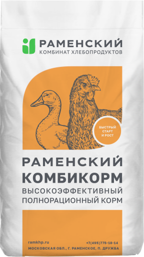 Комбикорм ПК5 Рост (КР) (Раменск), 10 кг