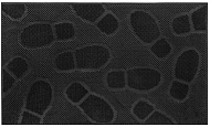 Коврик резиновый "PIN MAT" 40*60 см черный